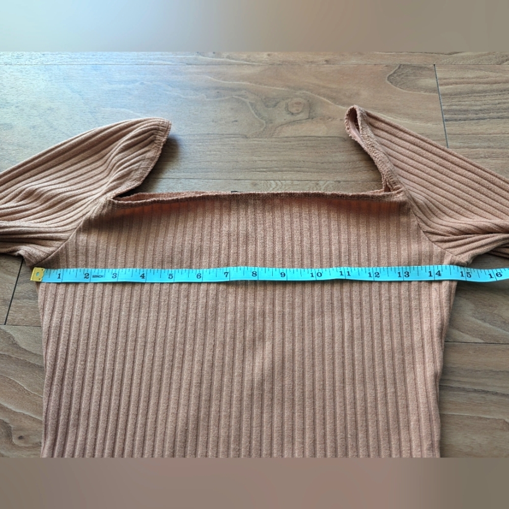 Forever 21 Pink Nude Long Sleeve Bodysuit - Picture 7 of 9